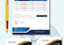 do business card and invoice design template